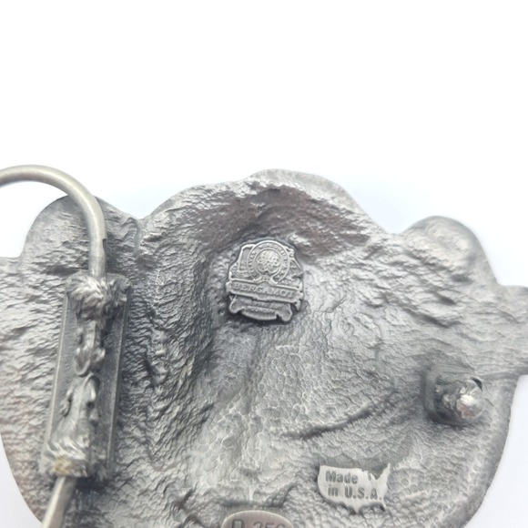 Buffalo Bison Tribal Art Native American Bergamot Belt Buckle D-256 Multicolor - Picture 4 of 5